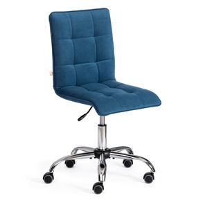 Компьютерное кресло ZERO флок, синий, арт.13497 в Перми - предосмотр