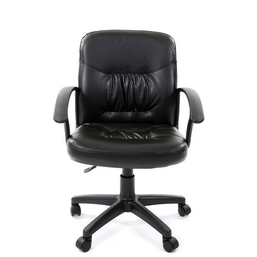 Офисное кресло CHAIRMAN 651 ЭКО черное в Чайковском - изображение 1