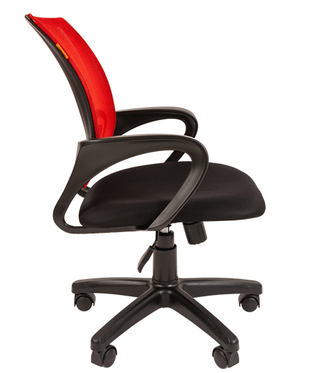 Кресло CHAIRMAN 696 black Сетчатый акрил DW69 красный в Березниках - изображение 1