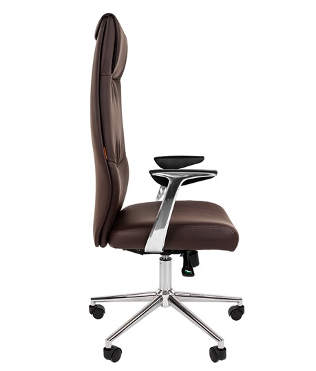 Компьютерное кресло CHAIRMAN Vista Экокожа премиум коричневая (vista) в Березниках - изображение 4