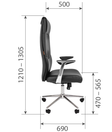 Компьютерное кресло CHAIRMAN Vista Экокожа премиум коричневая (vista) в Чайковском - изображение 6