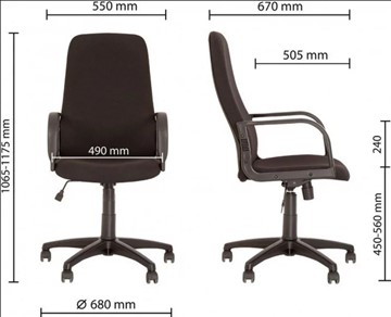 Офисное кресло DIPLOMAT (PL64) ткань CAGLIARI C11 в Березниках - предосмотр 2