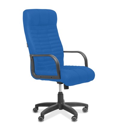 Кресло в офис Атлант, ткань TW / синяя в Перми - изображение