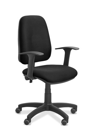 Офисное кресло для персонала Эльза Т, ткань TW / черная в Перми - изображение