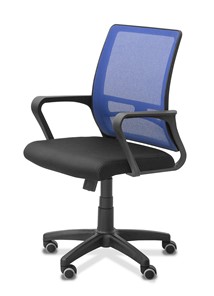 Офисное кресло Акцент, сетка YM/ткань TW / синяя/черная в Березниках