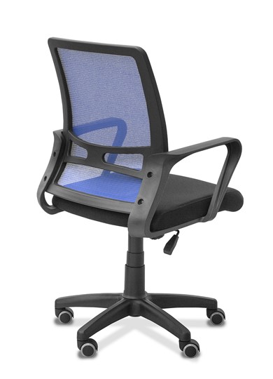 Офисное кресло Акцент, сетка YM/ткань TW / синяя/черная в Перми - изображение 5