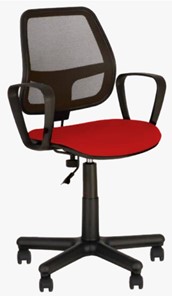 Офисное кресло ALFA GTP (PM60) CAGLIARI черный, красный в Перми