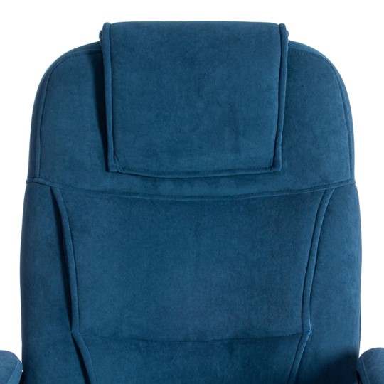 Кресло офисное BERGAMO (22) флок, синий, 32 арт.19363 в Перми - изображение 6