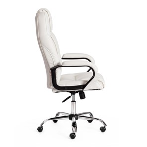 Кресло офисное BERGAMO Хром (22) кож/зам, белый, арт.19400 в Перми - предосмотр 1