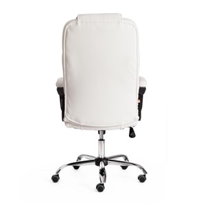 Кресло офисное BERGAMO Хром (22) кож/зам, белый, арт.19400 в Перми - предосмотр 3