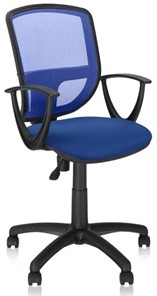 Офисное кресло BETTA GTP (PL62) ткань CAGLIARI C-6 /сетка синий в Перми - предосмотр