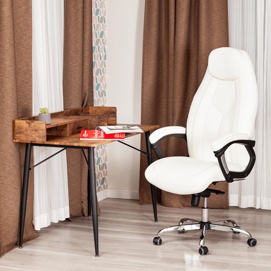 Компьютерное кресло BOSS Lux, кож/зам, белый, арт.21152 в Перми - изображение 11