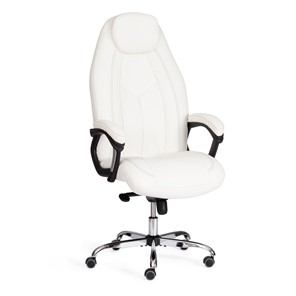 Компьютерное кресло BOSS Lux, кож/зам, белый, арт.21152 в Чайковском