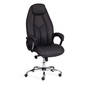 Кресло офисное BOSS Lux, кож/зам, черный, арт.21151 в Чайковском