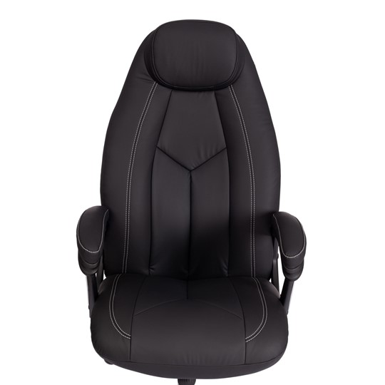 Кресло офисное BOSS Lux, кож/зам, черный, арт.21151 в Березниках - изображение 6