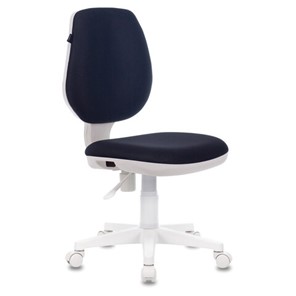Кресло офисное BRABIX "Fancy MG-201W", без подлокотников, пластик белый, серое, 532412, MG-201W_532412 в Перми