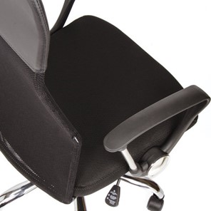 Кресло BRABIX "Flash MG-302", с подлокотниками, хром, черное, 530867 в Кунгуре - предосмотр 9
