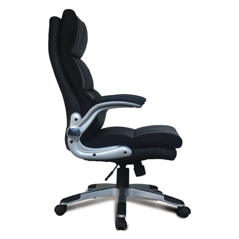 Компьютерное кресло BRABIX "Fregat EX-510", рециклированная кожа, черное, 530863 в Перми - изображение 2