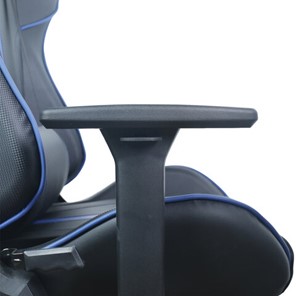 Компьютерное кресло BRABIX "GT Carbon GM-120", две подушки, экокожа, черное/синее, 531930 в Перми - предосмотр 13