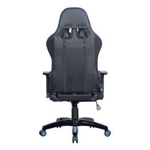 Компьютерное кресло BRABIX "GT Carbon GM-120", две подушки, экокожа, черное/синее, 531930 в Перми - предосмотр 6