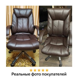 Офисное кресло BRABIX "Maestro EX-506", экокожа, коричневое, 530878 в Перми - предосмотр 10