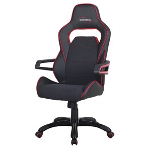 Офисное кресло Brabix Nitro GM-001 (ткань, экокожа, черное, вставки красные) 531816 в Перми - предосмотр 6