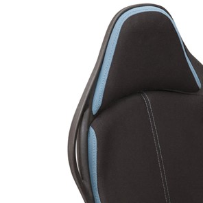 Кресло компьютерное Brabix Premium Force EX-516 (ткань, черное/вставки синие) 531572 в Перми - предосмотр 7