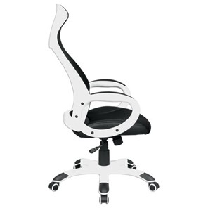 Компьютерное кресло Brabix Premium Genesis EX-517 (пластик белый, ткань/экокожа/сетка черная) 531573 в Березниках - предосмотр 2