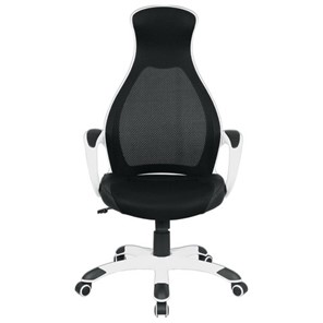 Компьютерное кресло Brabix Premium Genesis EX-517 (пластик белый, ткань/экокожа/сетка черная) 531573 в Перми - предосмотр 3
