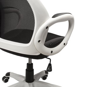 Компьютерное кресло Brabix Premium Genesis EX-517 (пластик белый, ткань/экокожа/сетка черная) 531573 в Березниках - предосмотр 5