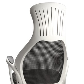 Компьютерное кресло Brabix Premium Genesis EX-517 (пластик белый, ткань/экокожа/сетка черная) 531573 в Перми - предосмотр 7