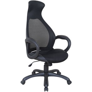 Компьютерное кресло Brabix Premium Genesis EX-517 (пластик черный, ткань/экокожа/сетка черная)   531574 в Чайковском