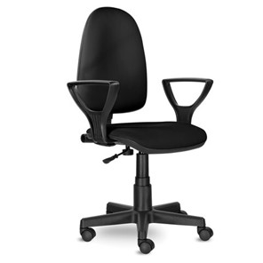 Компьютерное кресло Brabix Prestige Ergo MG-311 (регулируемая эргономичная спинка, кожзам, черное) 531877 в Кунгуре