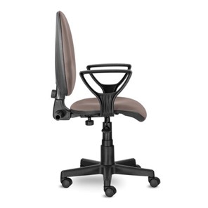 Компьютерное кресло Brabix Prestige Ergo MG-311 (регулируемая эргономичная спинка, ткань, бежевое) 531873 в Кунгуре - предосмотр 1