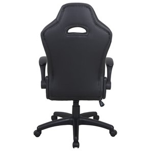 Кресло офисное BRABIX "Skill GM-005", откидные подлокотники, экокожа, черное/белое, 532493 в Березниках - предосмотр 3