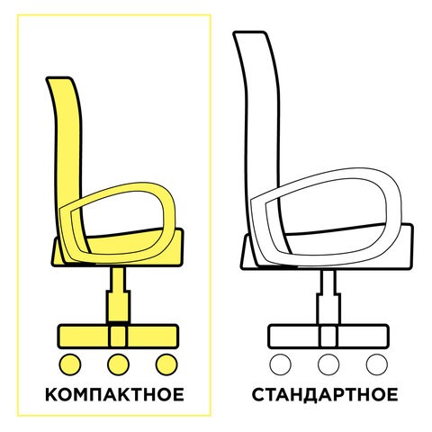 Кресло офисное Brabix Smart MG-313 (без подлокотников, черное) 531843 в Перми - изображение 10