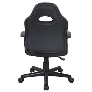 Кресло офисное BRABIX "Spark GM-201", экокожа, черное/серое, 532504 в Перми - предосмотр 3