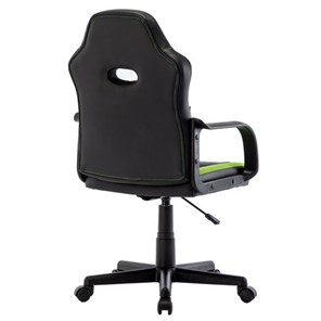 Кресло офисное BRABIX "Stripe GM-202", экокожа, черное/зеленое, 532511 в Перми - предосмотр 2