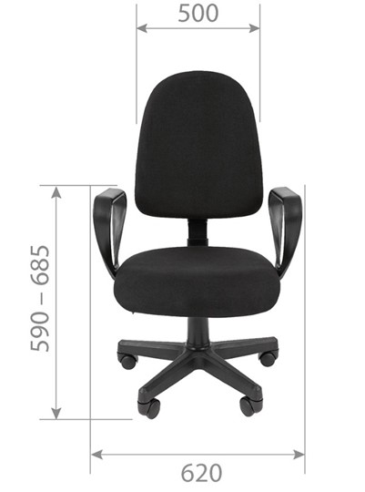 Кресло компьютерное CHAIRMAN 205, черное в Перми - изображение 2