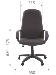 Кресло офисное CHAIRMAN 279 JP15-2, цвет черный в Перми - предосмотр 4