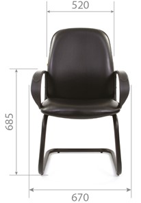 Офисное кресло CHAIRMAN 279V экокожа черная в Перми - предосмотр 4