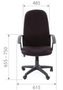 Офисное кресло CHAIRMAN 289, ткань, цвет серый в Перми - предосмотр 3