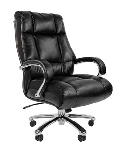 Офисное кресло CHAIRMAN 405 экокожа черная в Перми - предосмотр