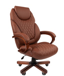 Офисное кресло CHAIRMAN 406, коричневый в Перми - предосмотр