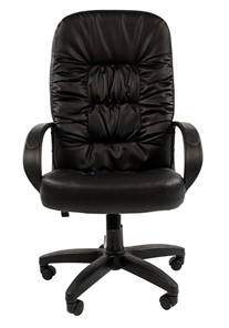 Кресло офисное CHAIRMAN 416, экокожа, цвет черный в Перми - предосмотр 4