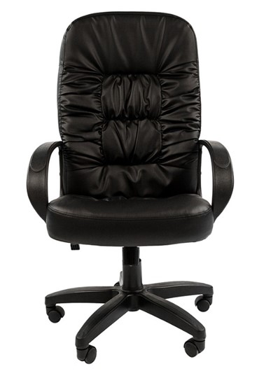Кресло офисное CHAIRMAN 416, экокожа, цвет черный в Перми - изображение 4