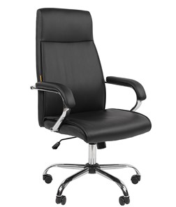 Кресло офисное CHAIRMAN 425 экокожа черная в Перми - предосмотр