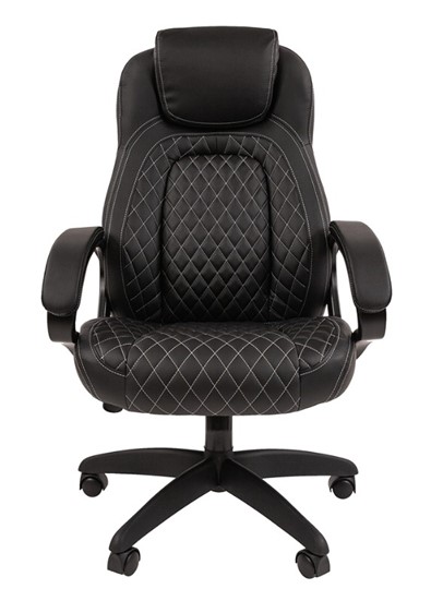 Компьютерное кресло CHAIRMAN 432, экокожа, цвет черный в Перми - изображение 4