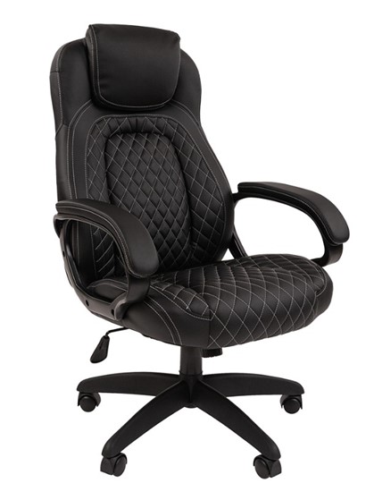 Компьютерное кресло CHAIRMAN 432, экокожа, цвет черный в Перми - изображение 3
