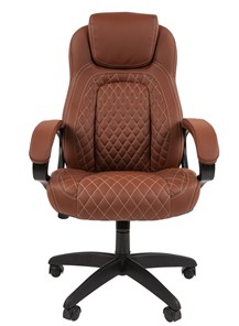 Кресло CHAIRMAN 432, экокожа, цвет коричневый в Соликамске - предосмотр 2